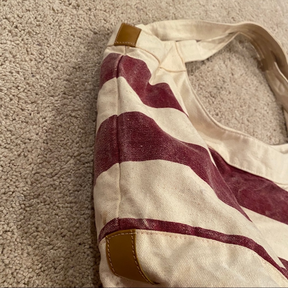 Striped Tote Bag - Picture 3 of 5